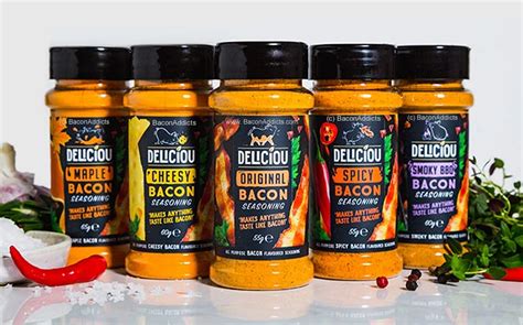 Deliciou Bacon Seasoning Variety Pack (5 Flavor Sampler) in 2021 | Bacon seasoning, Flavored ...