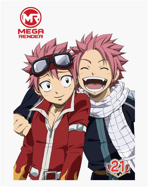 Natsu And Edolas Natsu, HD Png Download - kindpng