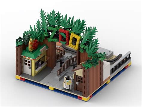 LEGO MOC Zoo Moule #1 Entrance and Monkey Habitat by Legofan21 ...