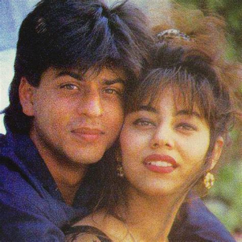 Shah Rukh Khan with wife Gauri Khan during an ad shoot