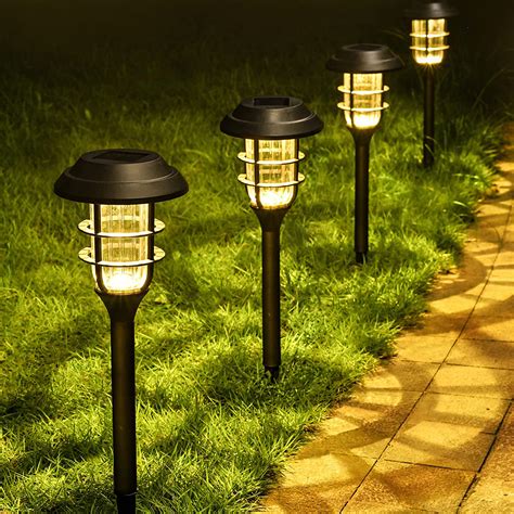 Allen Roth Path Lights At | Abkshine Set Of Solar Powered Mushroom ...