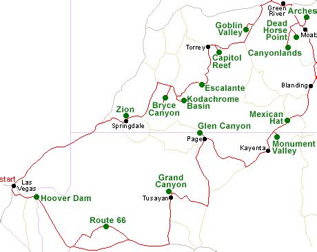 Southwest USA Itineraries - Grand Circle