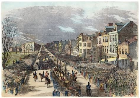 Buchanan Inauguration 1857 The Inaugural Procession Of President James ...