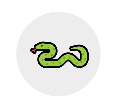 Premium Vector | Snake vector isolated icon Snake emoji illustration