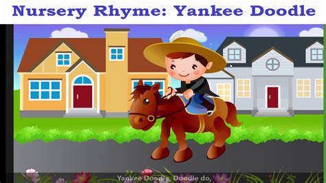 Nursery Rhyme | Yankee Doodle with Lyrics - YouTube