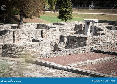 The Ruins of the Roman Town of Aquincum in Budapest Stock Photo - Image of city, tourist: 99935340