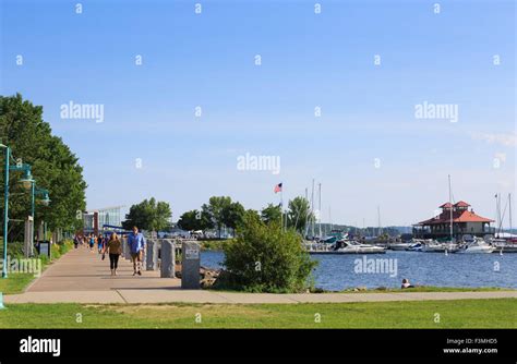 Waterfront Park on Lake Champlain, Burlington, Vermont, USA Stock Photo - Alamy