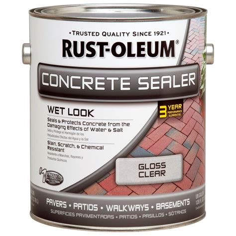 Rust-Oleum 1 gal. Concrete Wet Look Sealer-260431 - The Home Depot