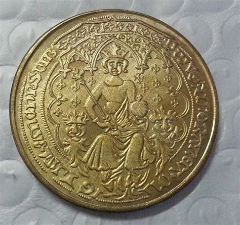 REPLICAS GOLD DOUBLE LEOPARD COIN COPY commemorative coins replica coins medal coins ...