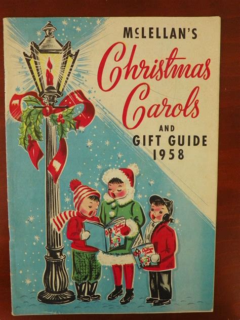 Vintage Christmas Magazine / Catalog, McLellan's Christmas Carols and ...