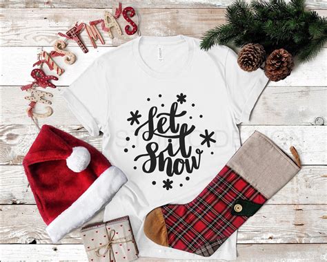 Let It Snow Svg Christmas Ornament Svg Svg Files for Cricut | Etsy