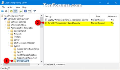 Enable or Disable Credential Guard in Windows 10 | Tutorials