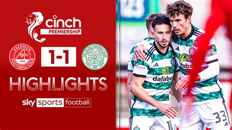 Aberdeen 1-1 Celtic | Scottish Premiership highlights | Football News ...