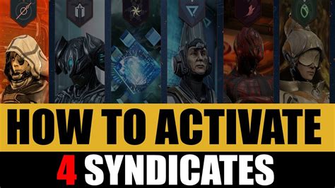 How To PLEDGE TO FOUR SYNDICATES AT ONCE warframe - YouTube