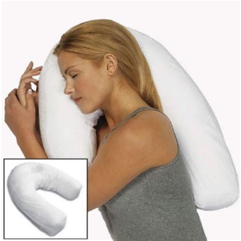 Soft Cotton Pillow Side Sleeper Pillows Neck & Back Pillow Hold Neck ...