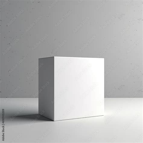 Blank White Box Product Mockup, Blank Mockup for displaying designs, product photography mockup ...