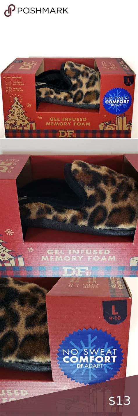 Animal print dearfoam slippers | Animal print slippers, Dearfoam ...