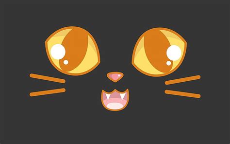 Anime Halloween Face Backgrounds, kawaii black cat halloween HD wallpaper | Pxfuel