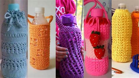Top New Crochet Bottle Cover Patterns - YouTube