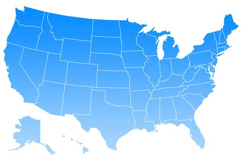 Blank United States Maps