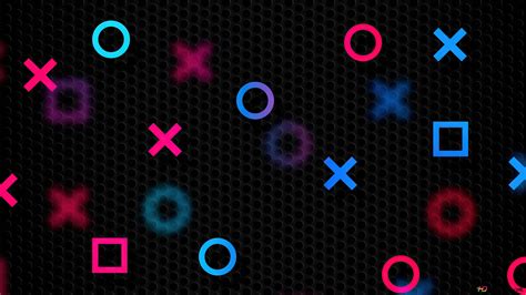 Playstation Buttons 4K wallpaper download