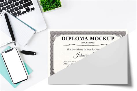 16+ Beautiful Certificate Mockup PSD Templates |FREE Downlod