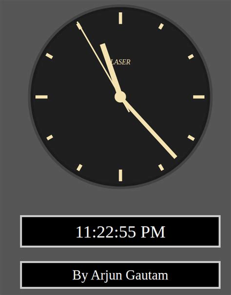 GitHub - arjungautam1/Clock: Digital and Analog Clock using JavaScript ...