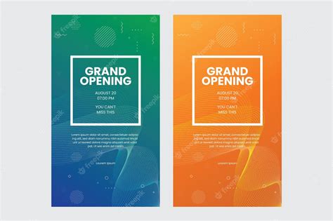 Premium Vector | Grand opening abstract welcome banner with different colours and business lines ...