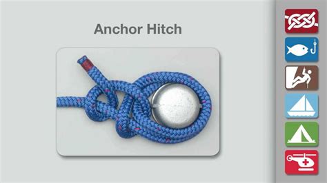 Anchor Hitch Knot | How to Tie an Anchor Hitch Knot - YouTube