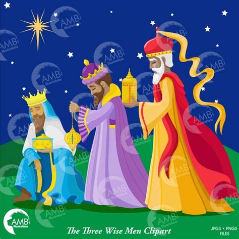 Nativity clipart three kings, Nativity three kings Transparent FREE for ...