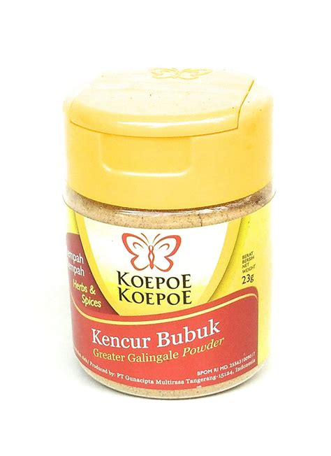 Koepoe Koepoe Kencur Powder 23gr – BAKULAN