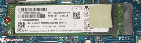 SK Hynix BC711 1TB HFM001TD3JX016N SSD Benchmarks - NotebookCheck.net Tech