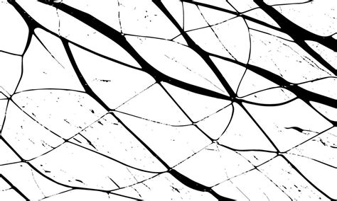 a black and white image of a cracked window 34928139 Vector Art at Vecteezy