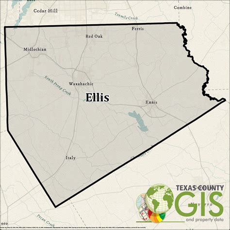 Ellis County GIS Shapefile and Property Data - Texas County GIS Data