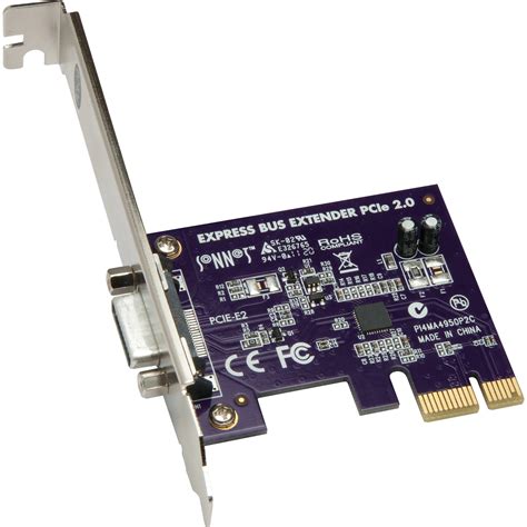 Sonnet PCIe 2.0 x1 Bus Extender Card for Desktop PCIE-E2 B&H