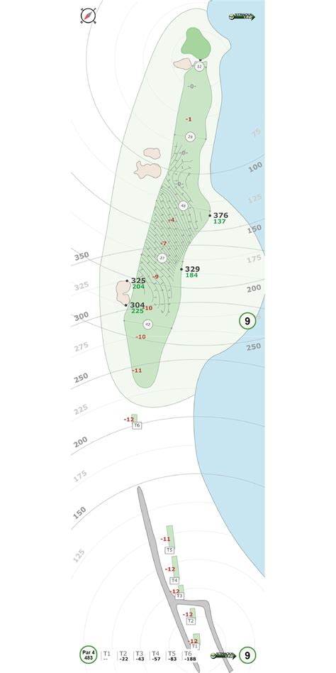 Pebble Beach Golf Layout Map