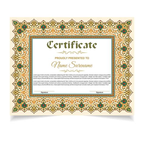 Certificate or diploma design 20821007 Vector Art at Vecteezy