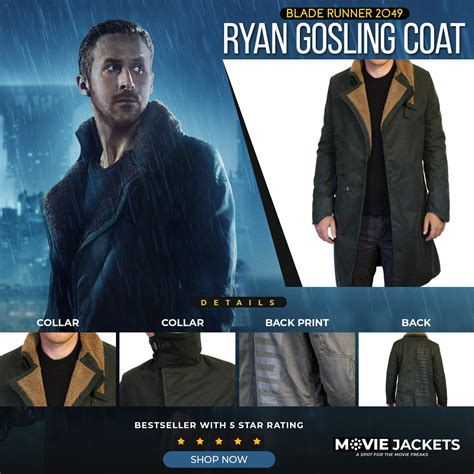 Blade Runner 2049 Coat - Officer K Leather Jacket