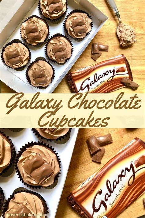 Galaxy Chocolate Cupcakes | Recipe | Baking, Baking recipes, Chocolate ...