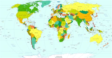 2022 World Map Zoom Image Ideas – World Map With Major Countries