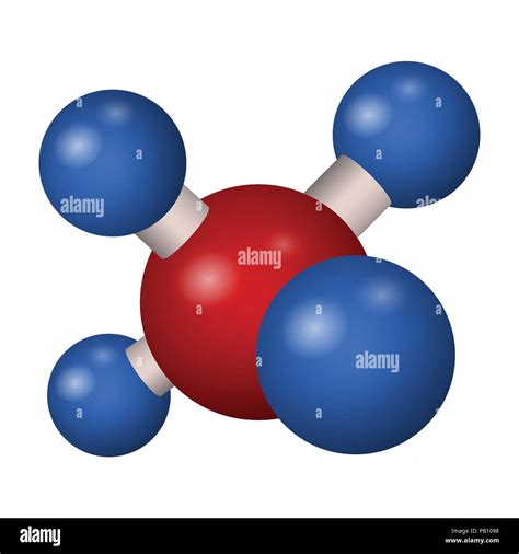 Methane molecular Cut Out Stock Images & Pictures - Alamy