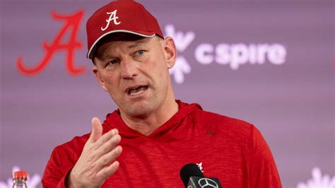 Kalen DeBoer reports the health of Alabama WR. Cole Adams | Learnersroom