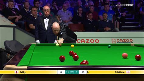 World Snooker Championship: 'What a shot!' - Gary Wilson pulls off ...