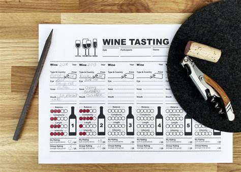 Wine Tasting Pro Printable Guide - Etsy