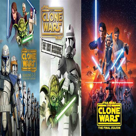 Star Wars The Clone Wars TV Series Seasons 1-7 DVD Set - Pristine Sales