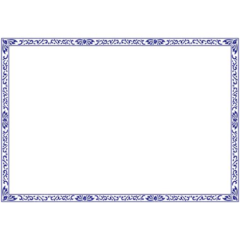 Blue Certificate Border Vector PNG Images, Certificate Border Blue Lace, Certificate, Frame ...