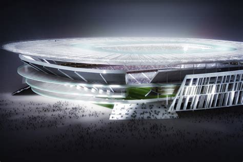 THINK FOOTBALL LOOKS GOOD ON YOUR LED TV? CHECK OUT ROME'S FUTURISTIC STADIUM! | Architecture ...