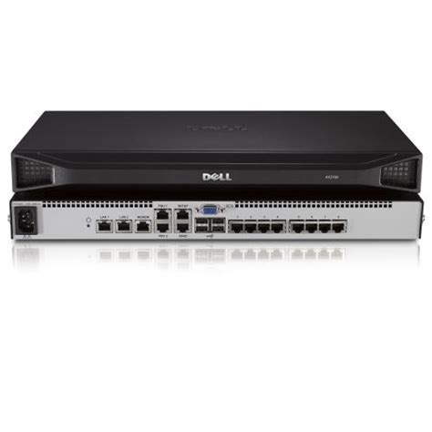 Dell DAV2108 8-port analog, upgradeable to digital KVM switch with 1 local user, 1 power supply ...