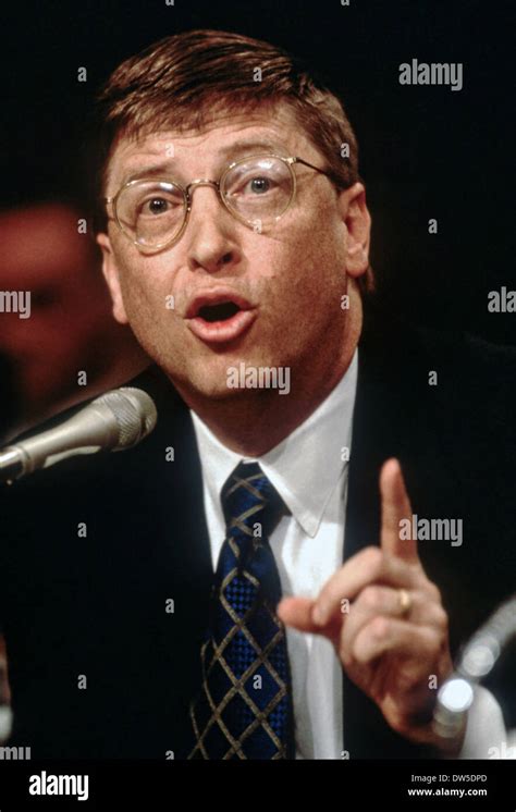 Bill Gates, CEO & founder of Microsoft testifies in Congress on Microsoft anti-trust allegations ...