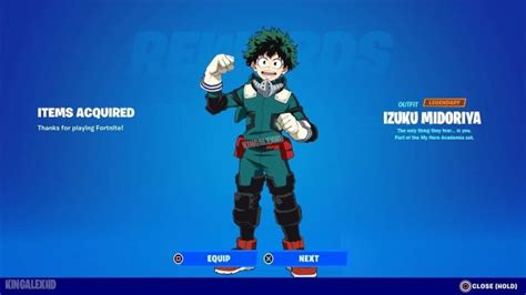 How To Get the “Deku” Izuku Midoriya Skin in Fortnite - Touch, Tap, Play